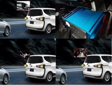 2016~SIENTA全方位燈控系統 CAN 輕點方向燈閃5下 防追撞 2014~ ALTIS